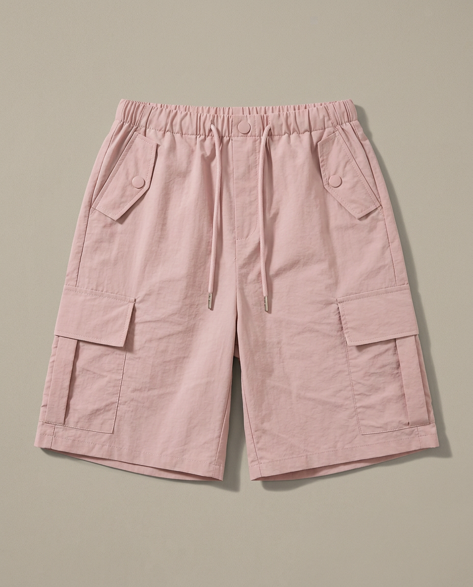 Bella Novelle cargo-short in roze, productfoto