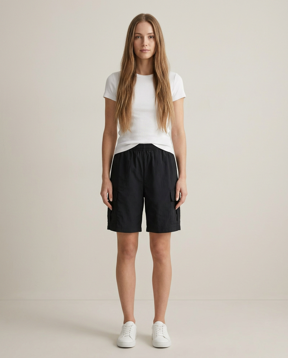 Bella Novelle cargo-short in zwart