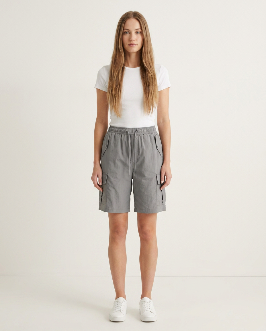 Bella Novelle cargo-short in grijs