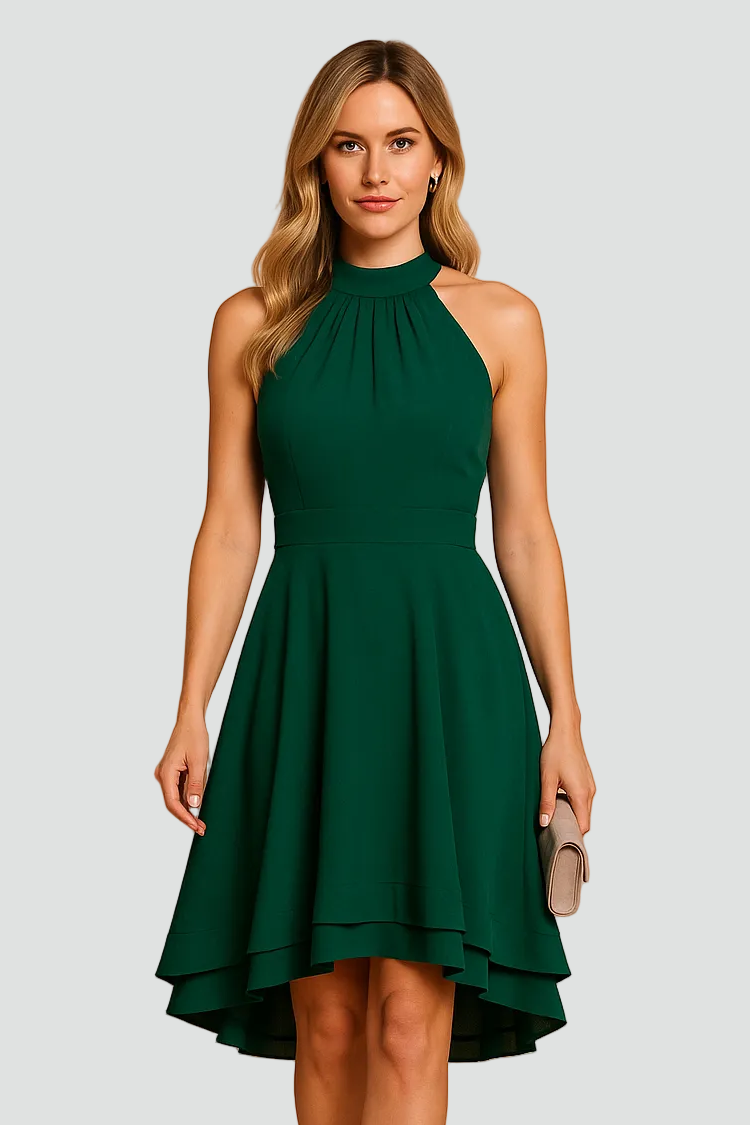 Bella Novelle cocktailjurk in Groen