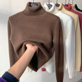 Bella Novelle coltrui gevoerd met fleece in koffiebruin