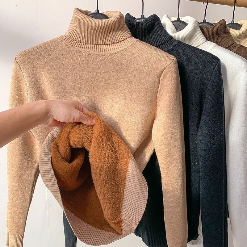 Bella Novelle coltrui gevoerd met fleece in khaki