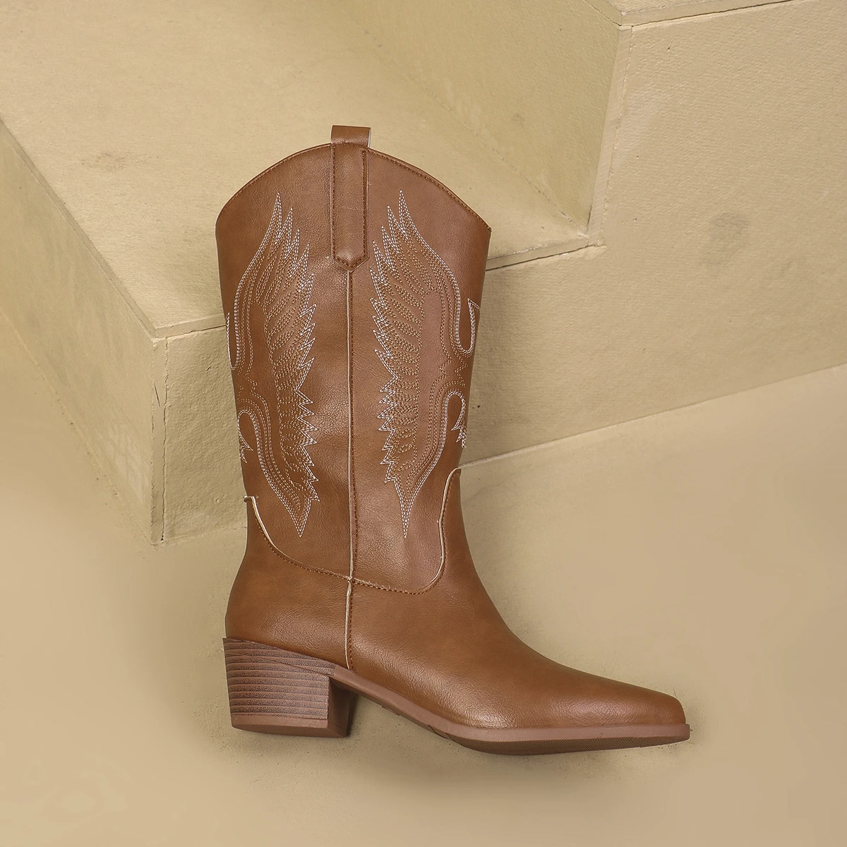 Bella Novelle cowboylaarzen, staande pose