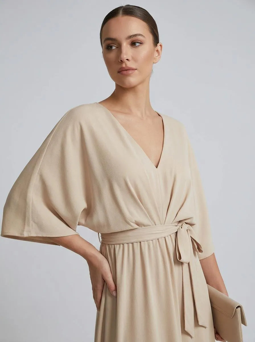 Bella Novelle gala maxi jurk, close-up van de stof
