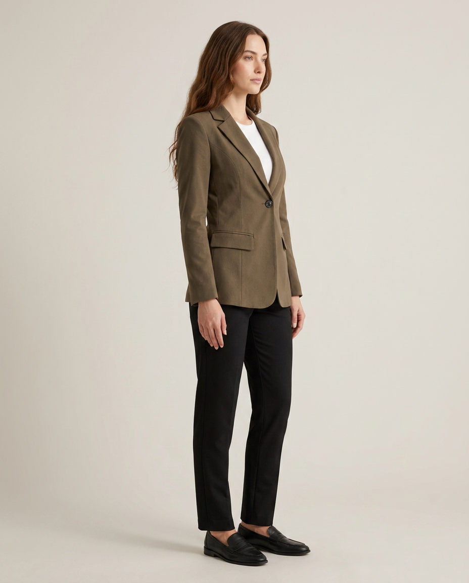 Bella Novelle getailleerde blazer, zijaanzicht