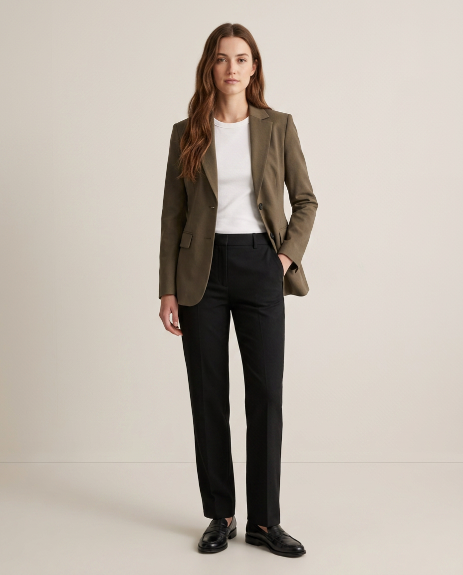 Bella Novelle getailleerde blazer, staand