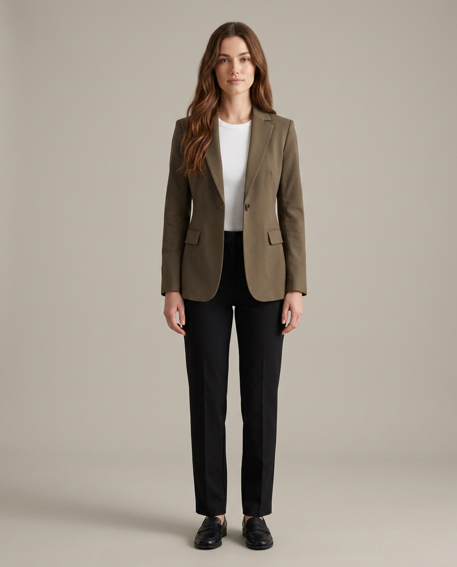 Bella Novelle getailleerde blazer, vooraanzicht