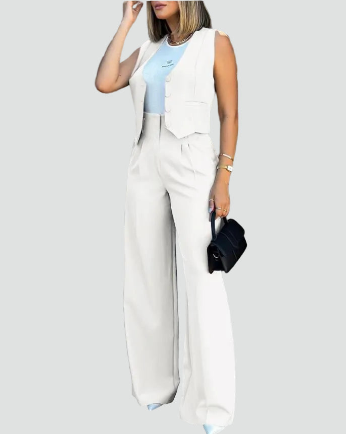 Bella Novelle gilet en broek set, productfoto