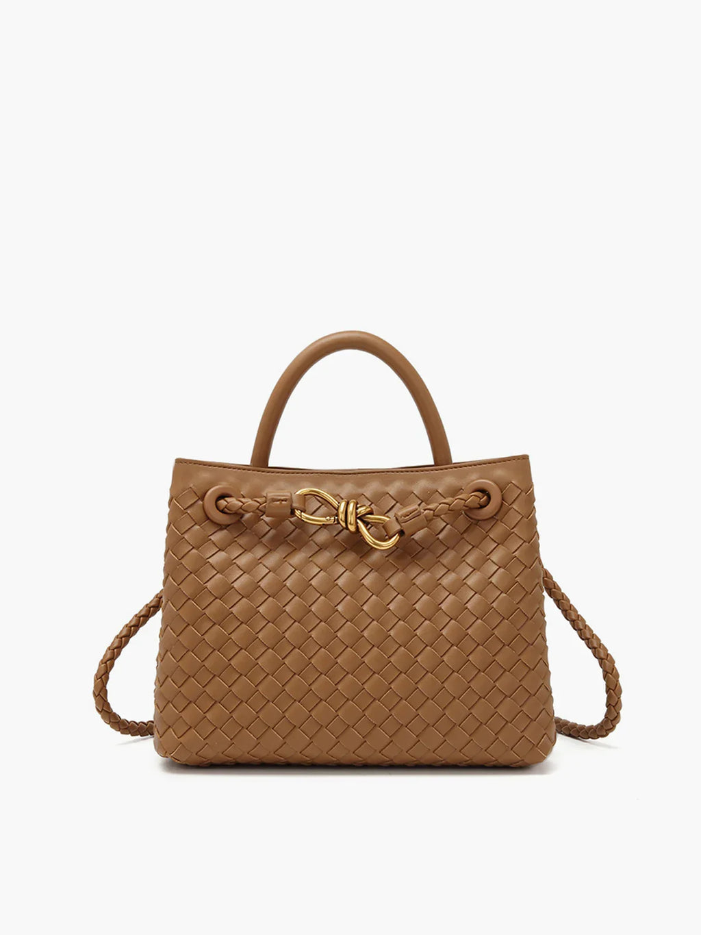 Bella Novelle gevlochten handtas dames, productfoto 10