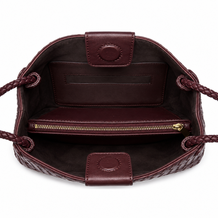 Bella Novelle gevlochten handtas dames, productfoto 17