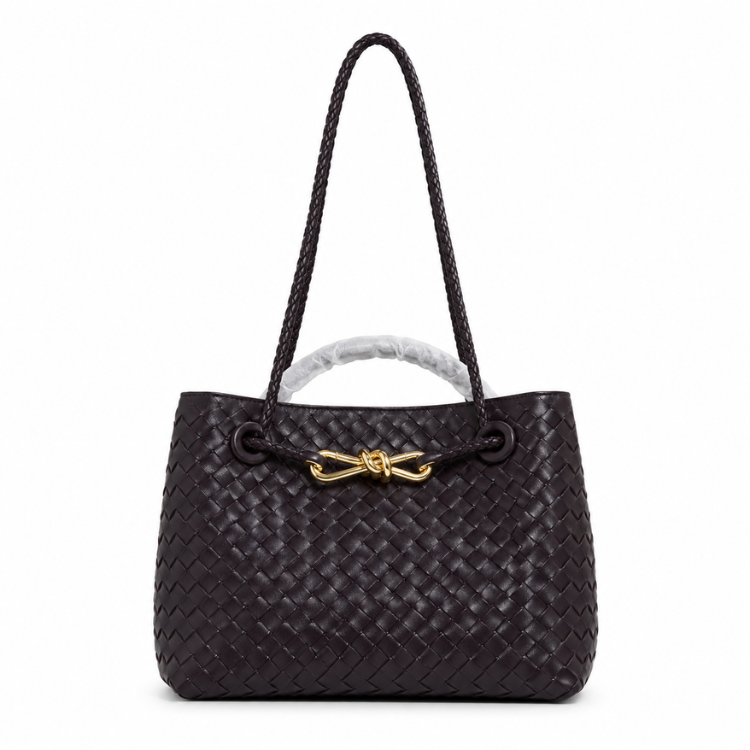 Bella Novelle gevlochten handtas dames, productfoto 2
