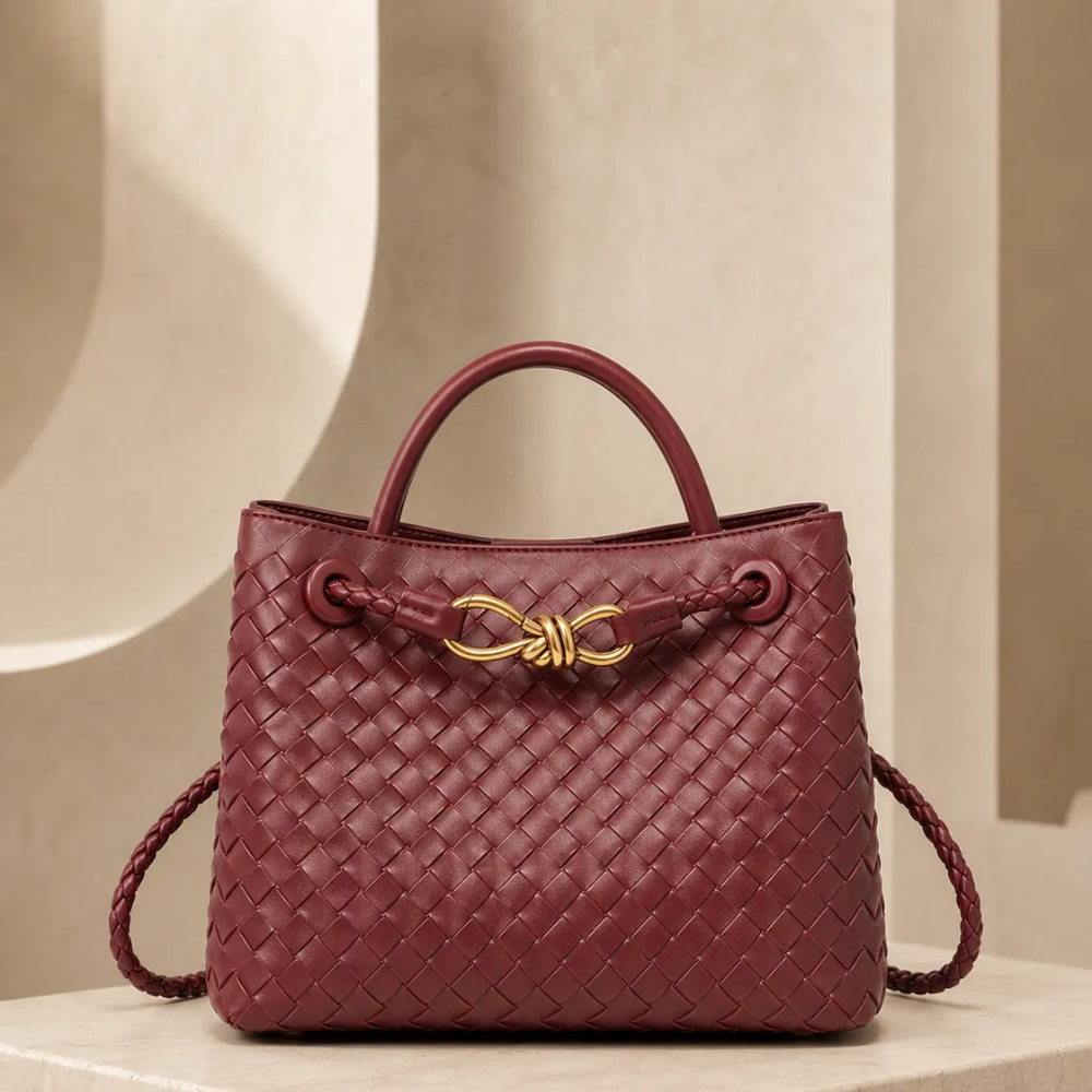 Bella Novelle gevlochten handtas dames, productfoto 22