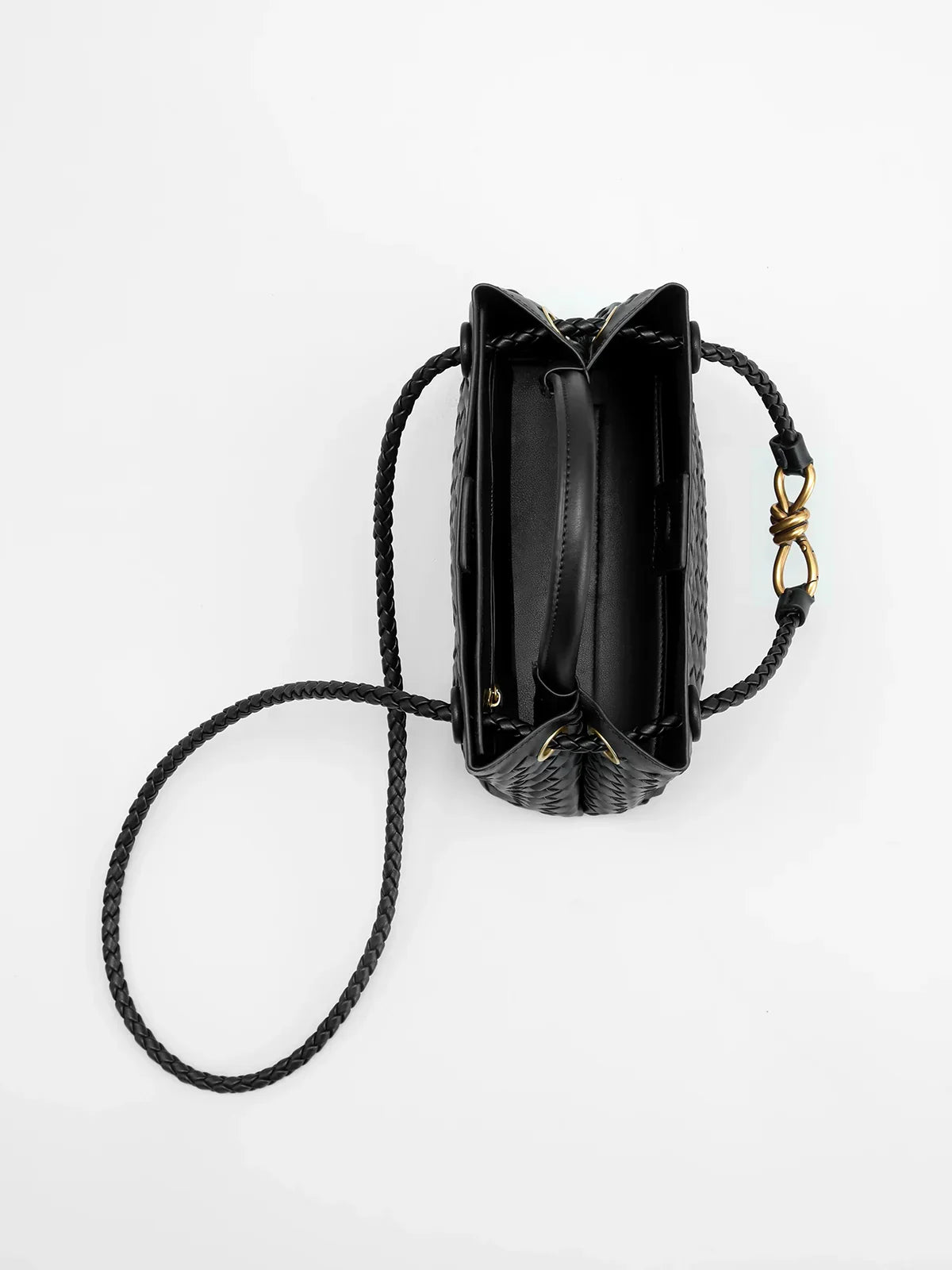 Bella Novelle gevlochten handtas dames, productfoto 6