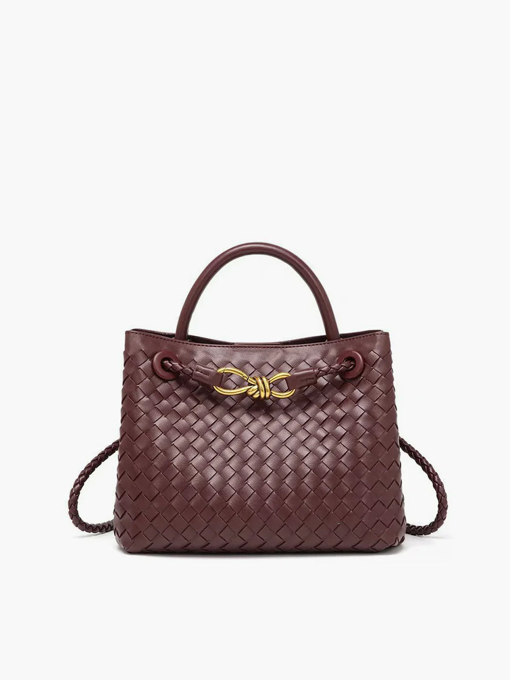 Bella Novelle gevlochten handtas dames, productfoto 9
