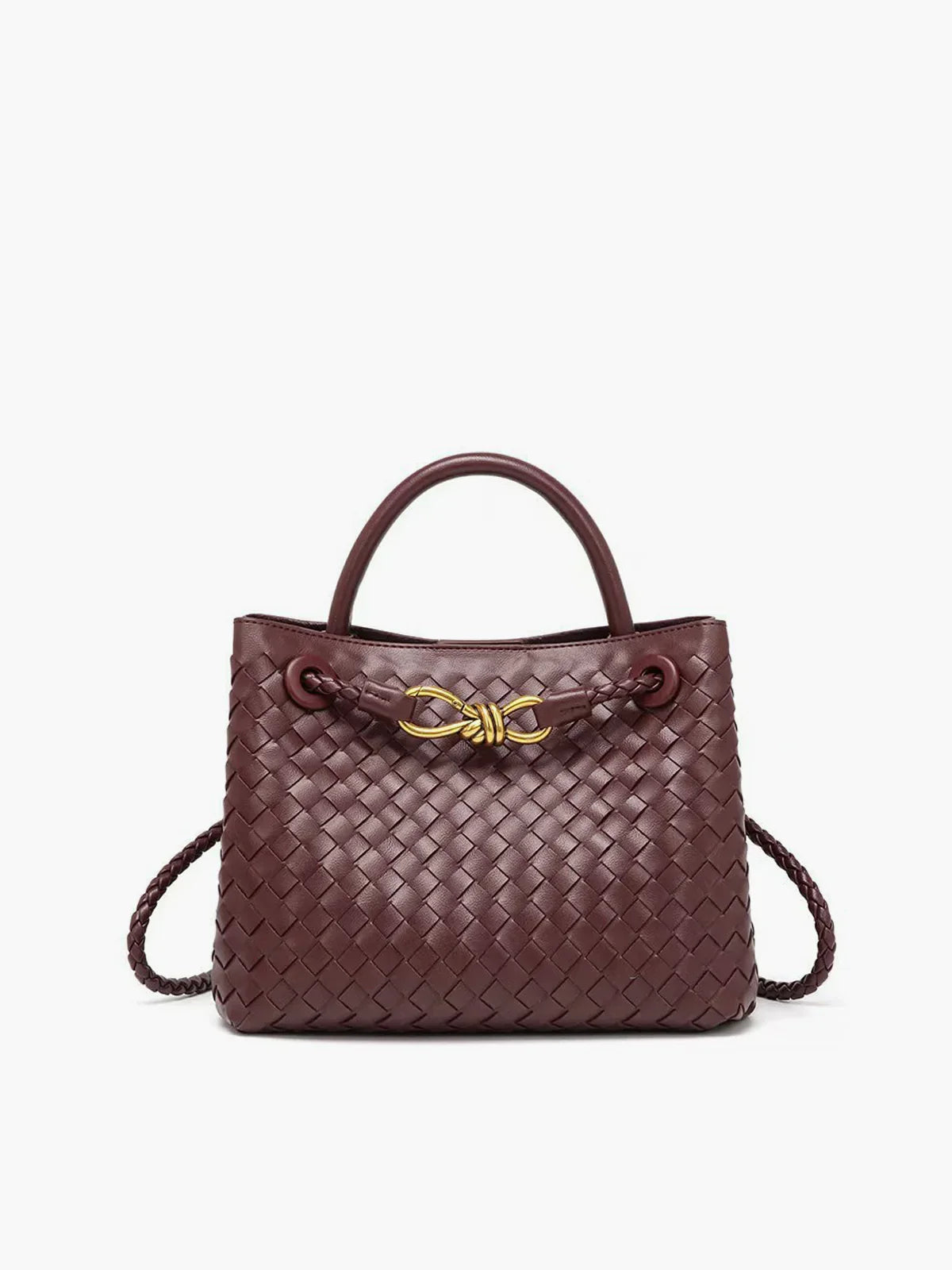 Bella Novelle gevlochten handtas dames, productfoto 9