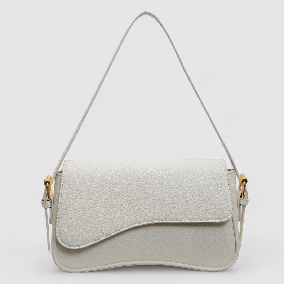 Bella Novelle golvende handtas in wit