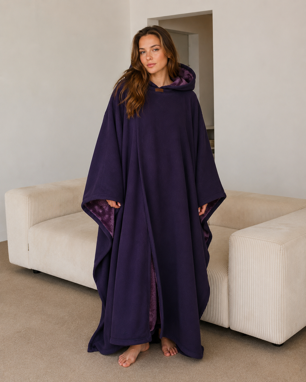 Bella Novelle oversized hoodiedeken voor dames, productfoto