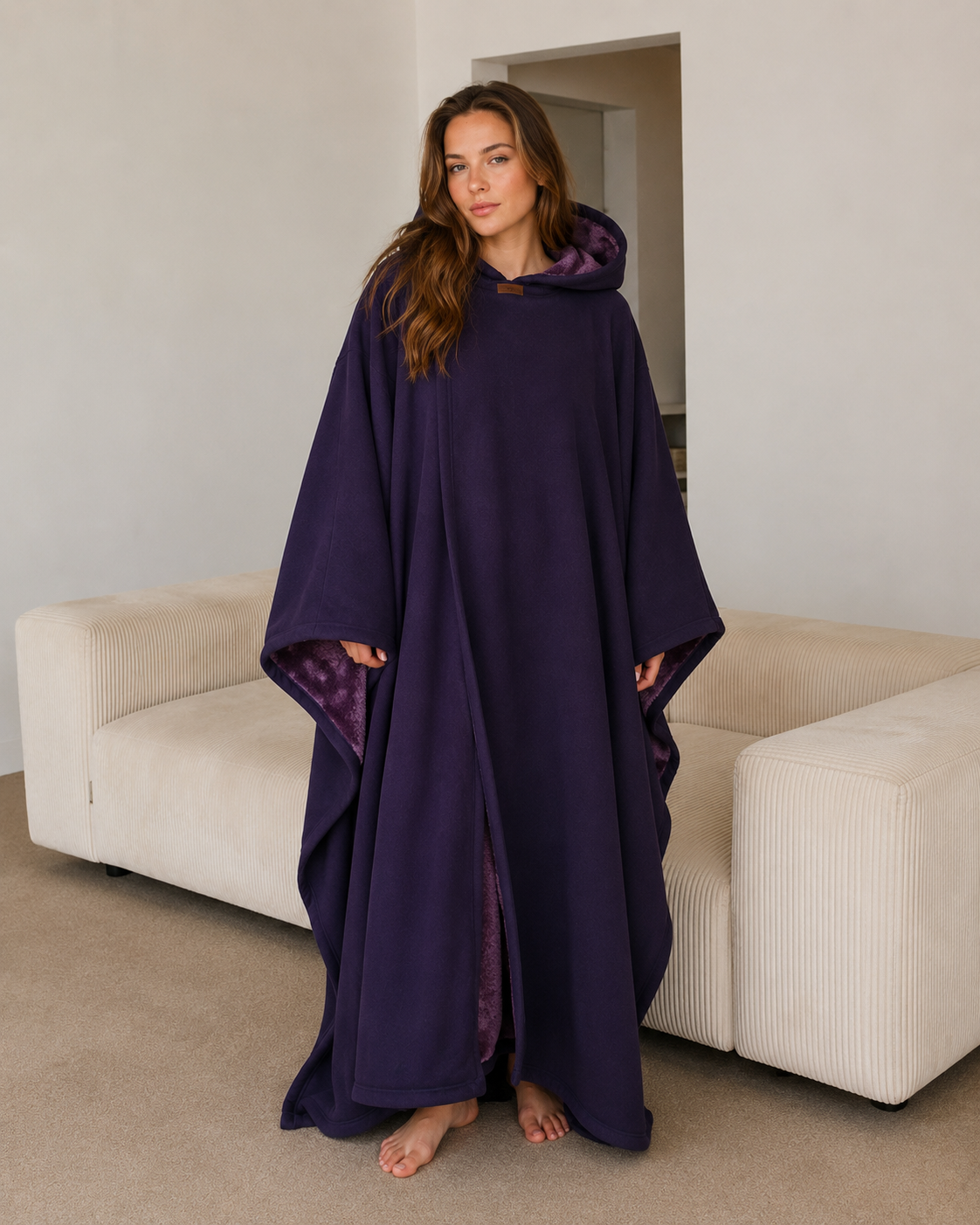 Bella Novelle oversized hoodiedeken voor dames, productfoto