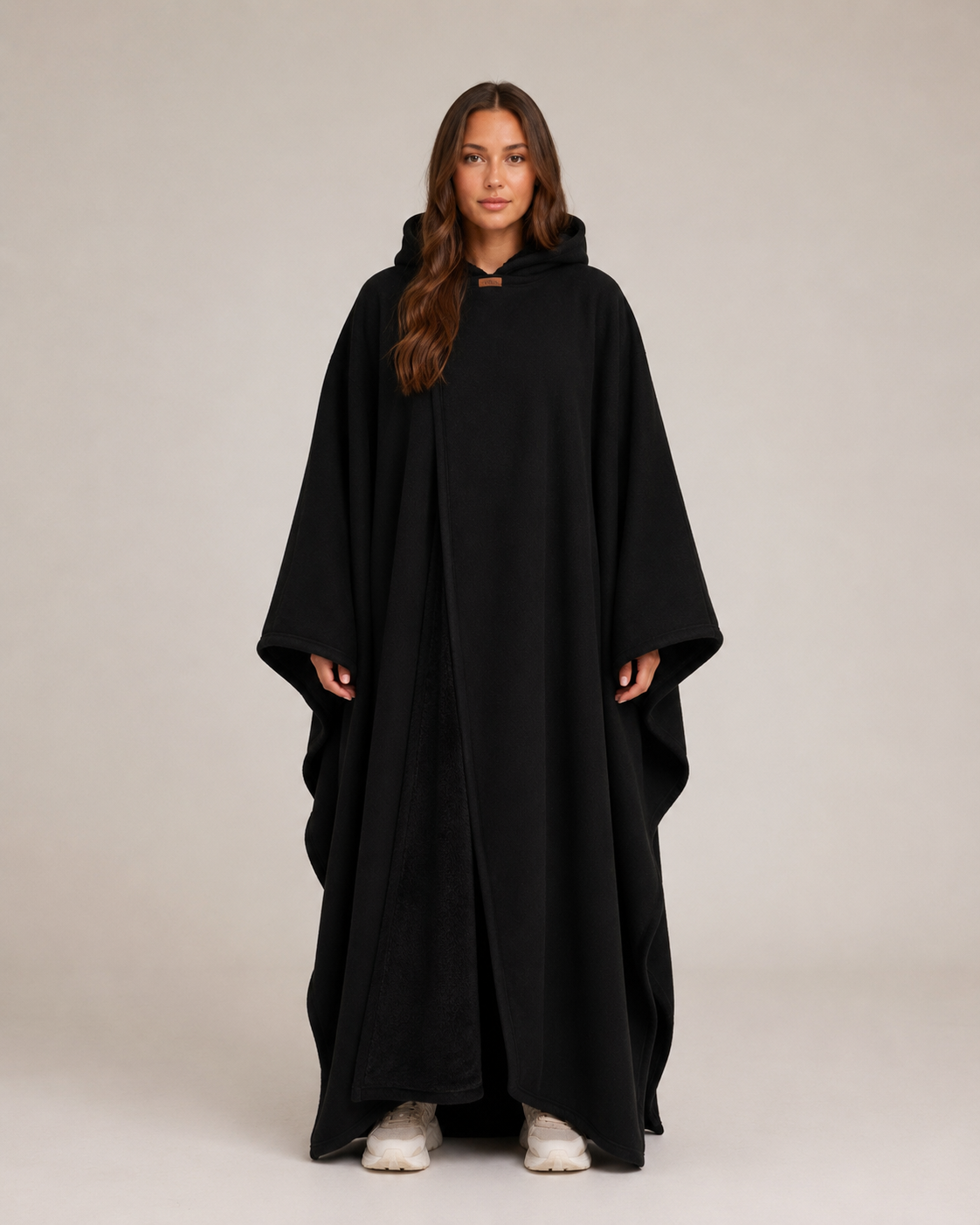 Bella Novelle oversized hoodiedeken voor dames in zwart