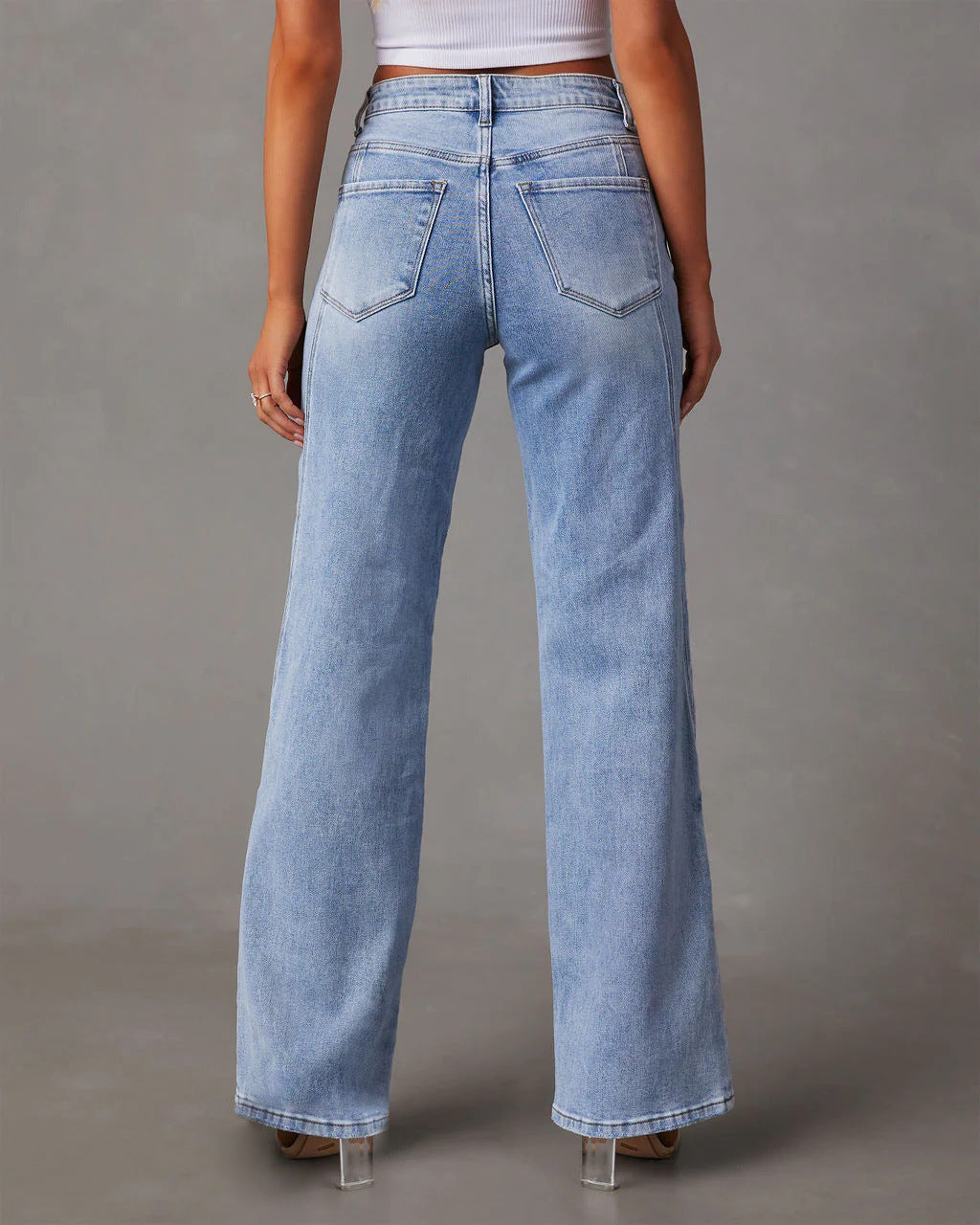 Bella Novelle jeans hoge taille dames, productfoto 2