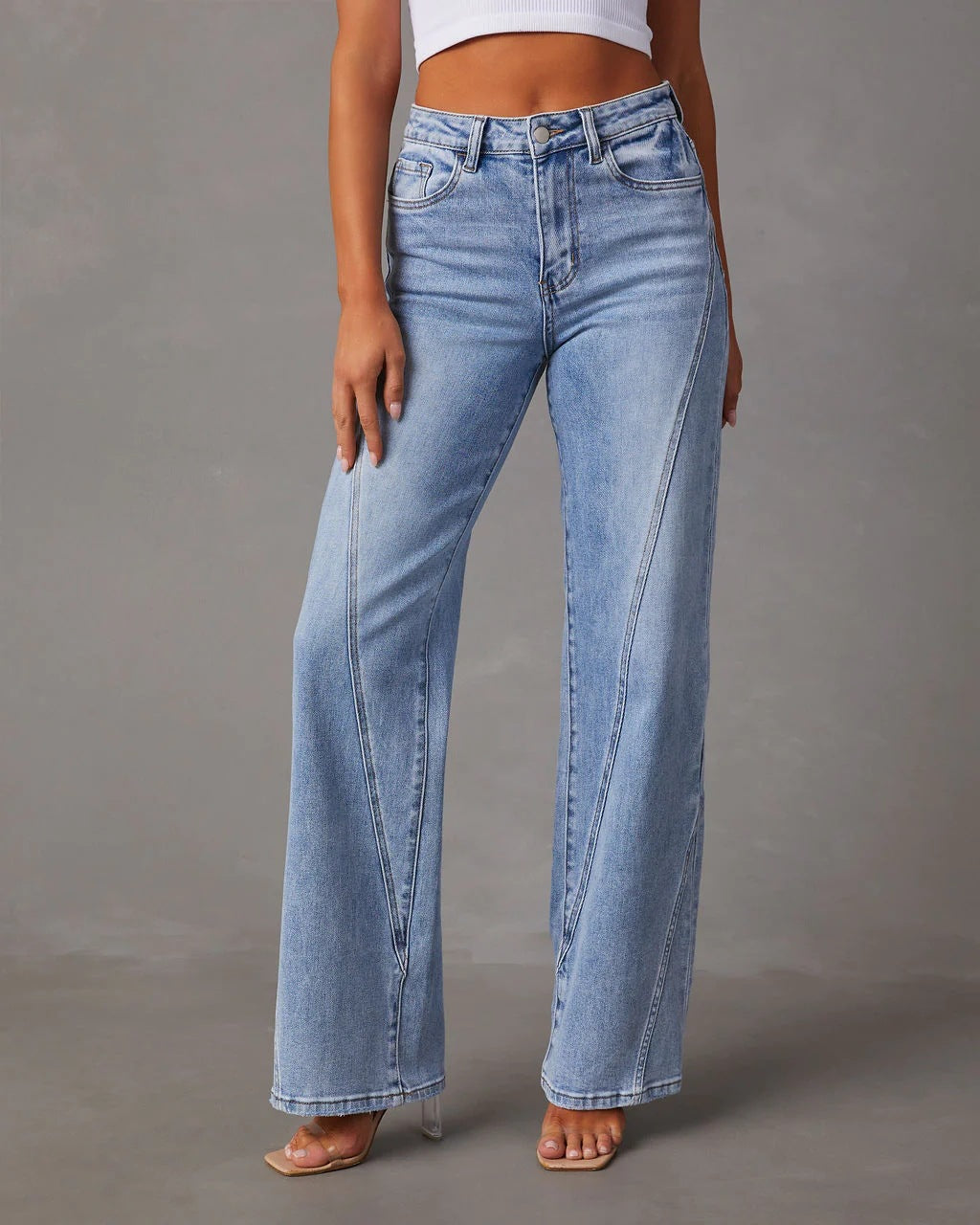 Bella Novelle jeans hoge taille dames, productfoto 3