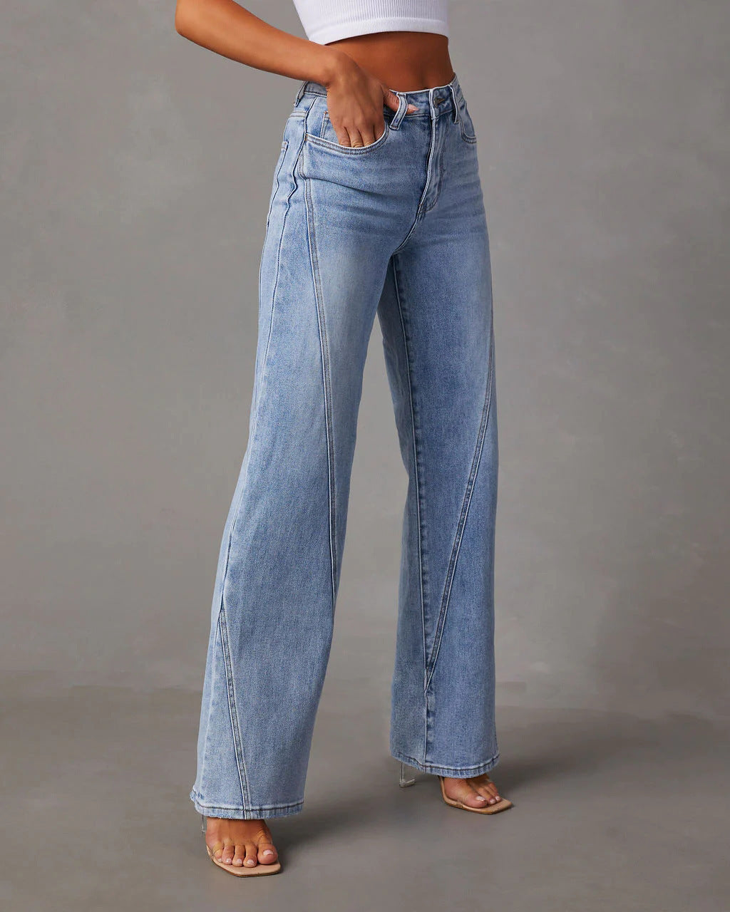 Bella Novelle jeans hoge taille dames, productfoto 1
