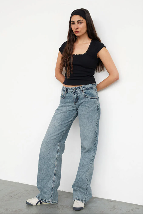 Bella Novelle low-rise jeans dames, productfoto 2