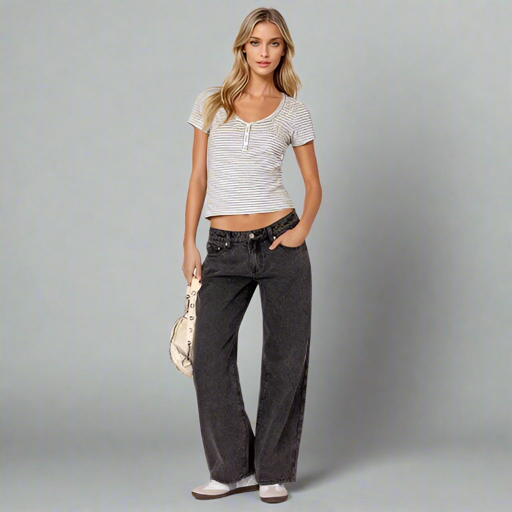 Bella Novelle low-rise jeans dames, productfoto 5