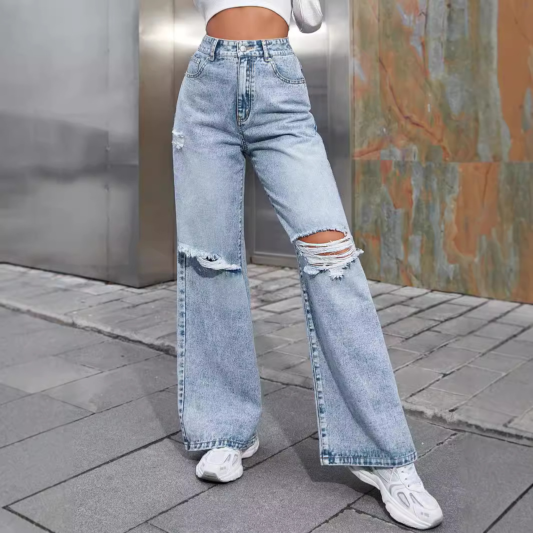 Bella Novelle wide leg jeans dames, productfoto