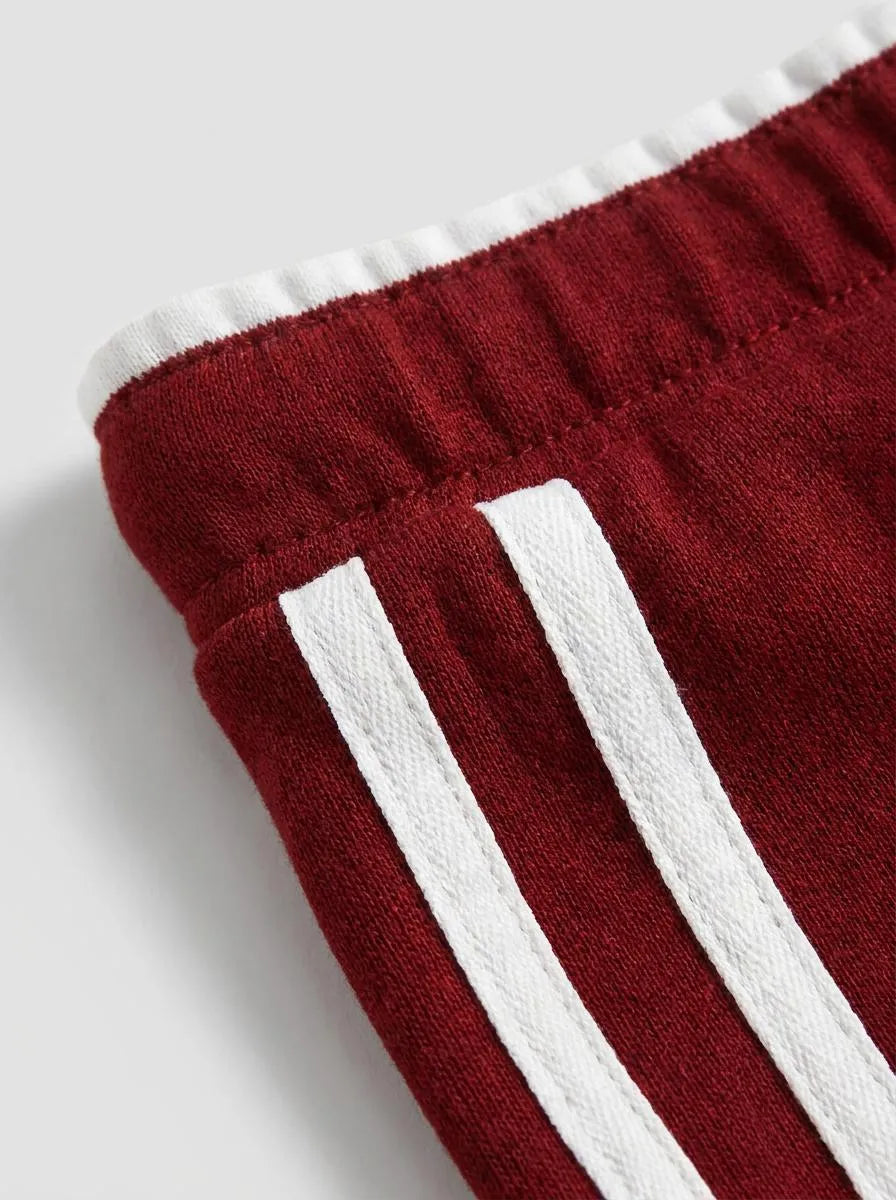 Bella Novelle Joggingsbroek Wijde Pijpen - stofdetail