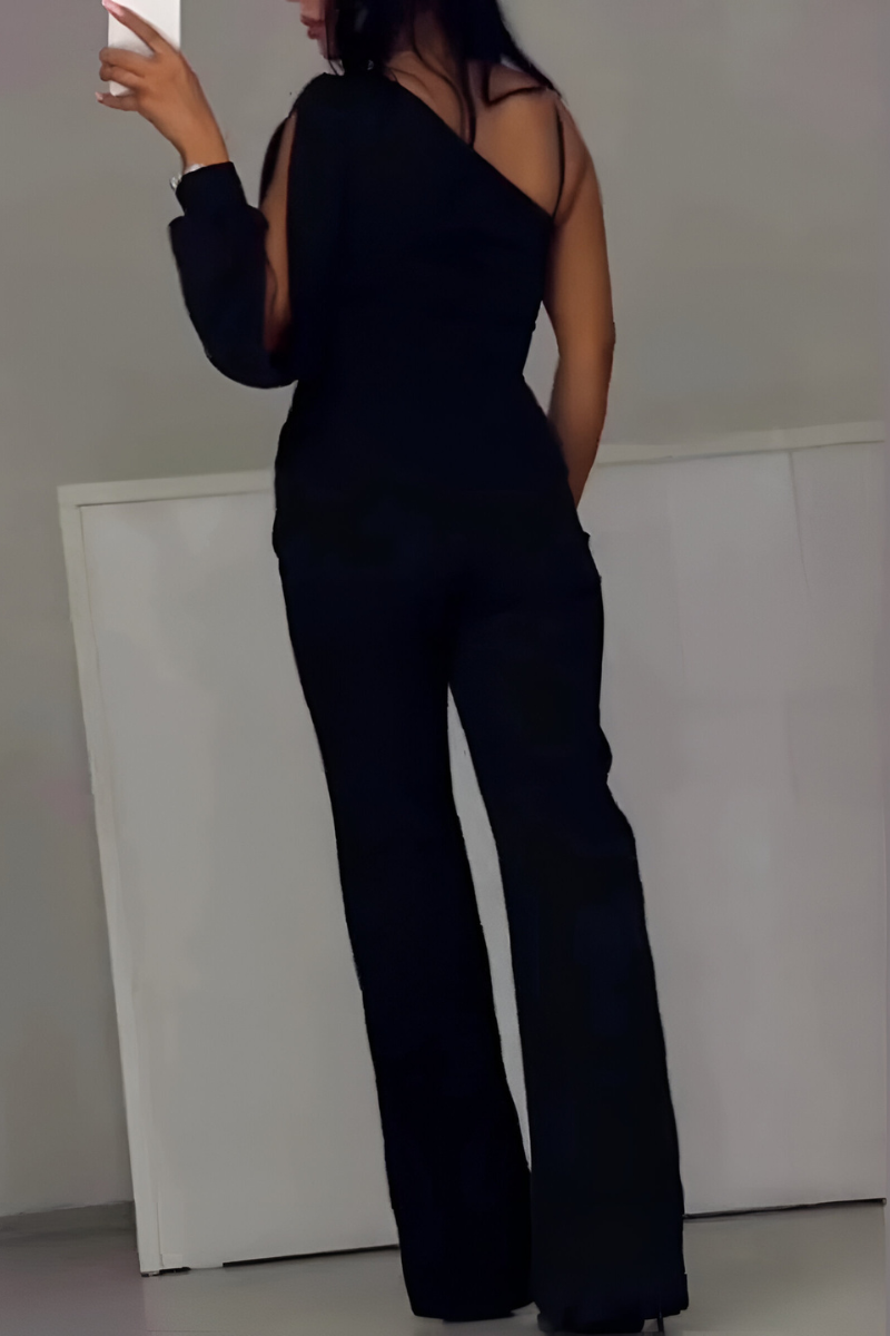 Bella Novelle damesjumpsuit met wijde pijpen, productfoto