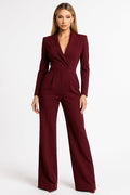Bella Novelle jumpsuit in Rood