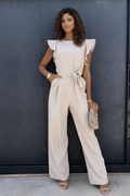 Bella Novelle jumpsuit wijde pijpen dames, productfoto 1