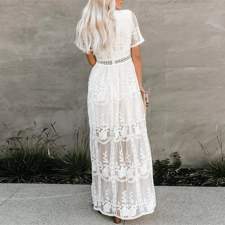 Bella Novelle kanten maxi jurk dames, productfoto 3