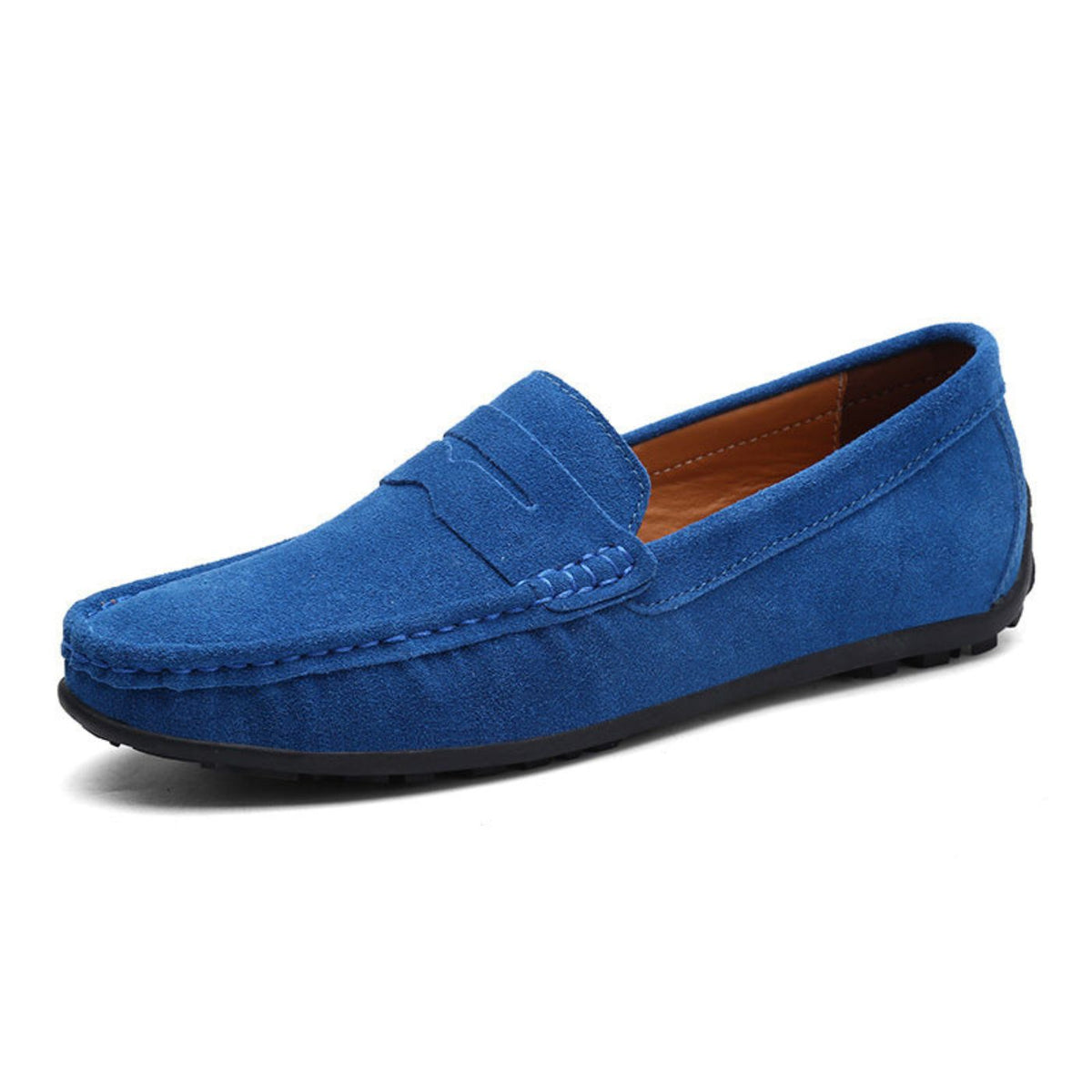 Bella Novelle suède loafers voor dames, productfoto