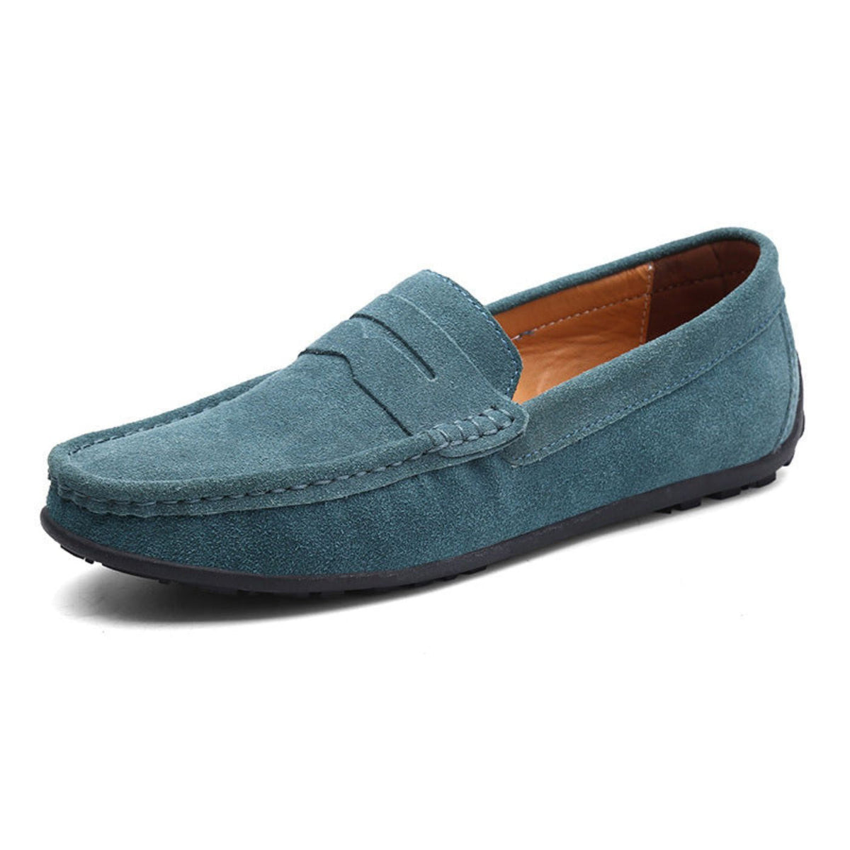 Bella Novelle suède loafers voor dames, productfoto