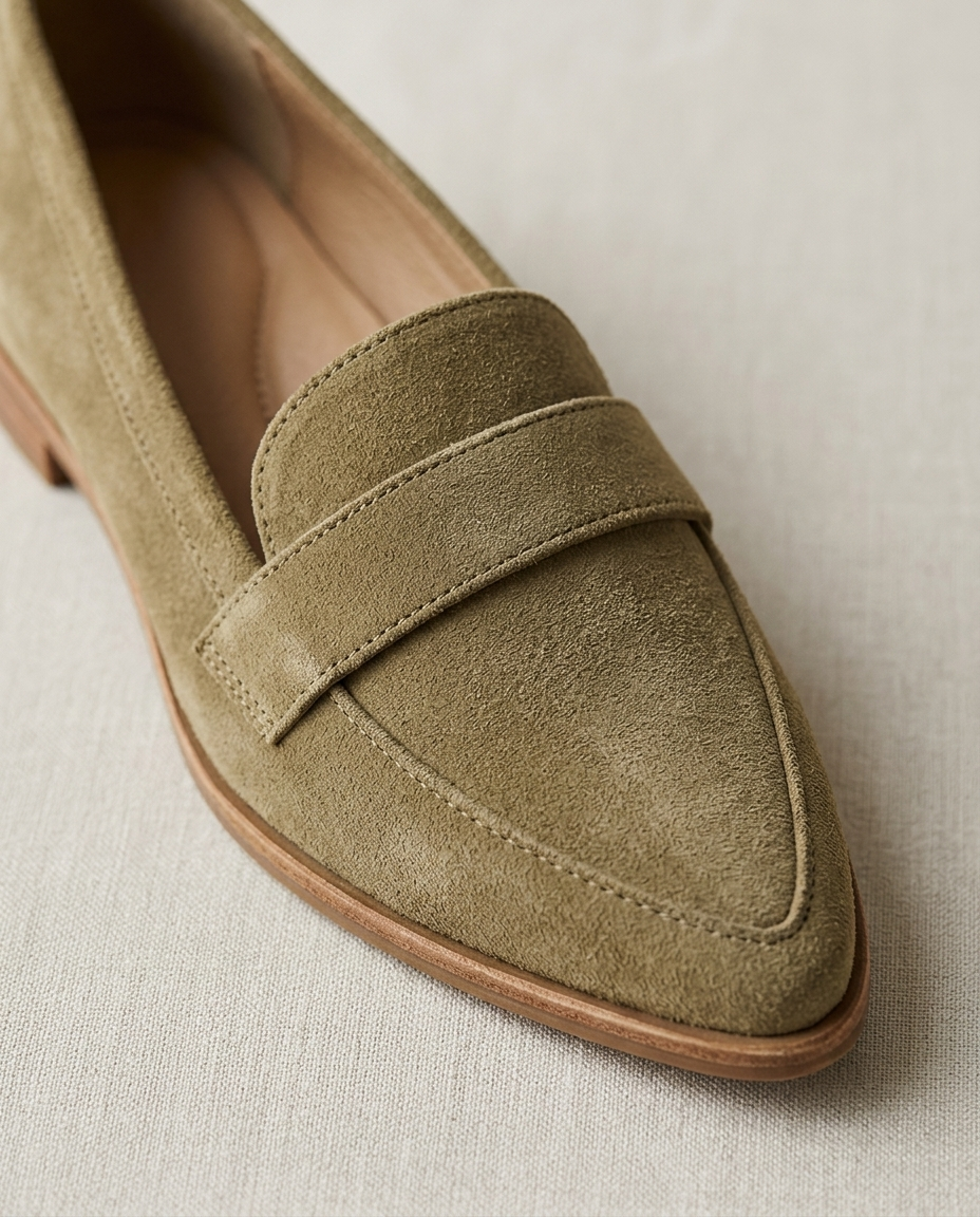 Loafer khaki - close-up detail