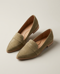 Loafer suède khaki - productfoto