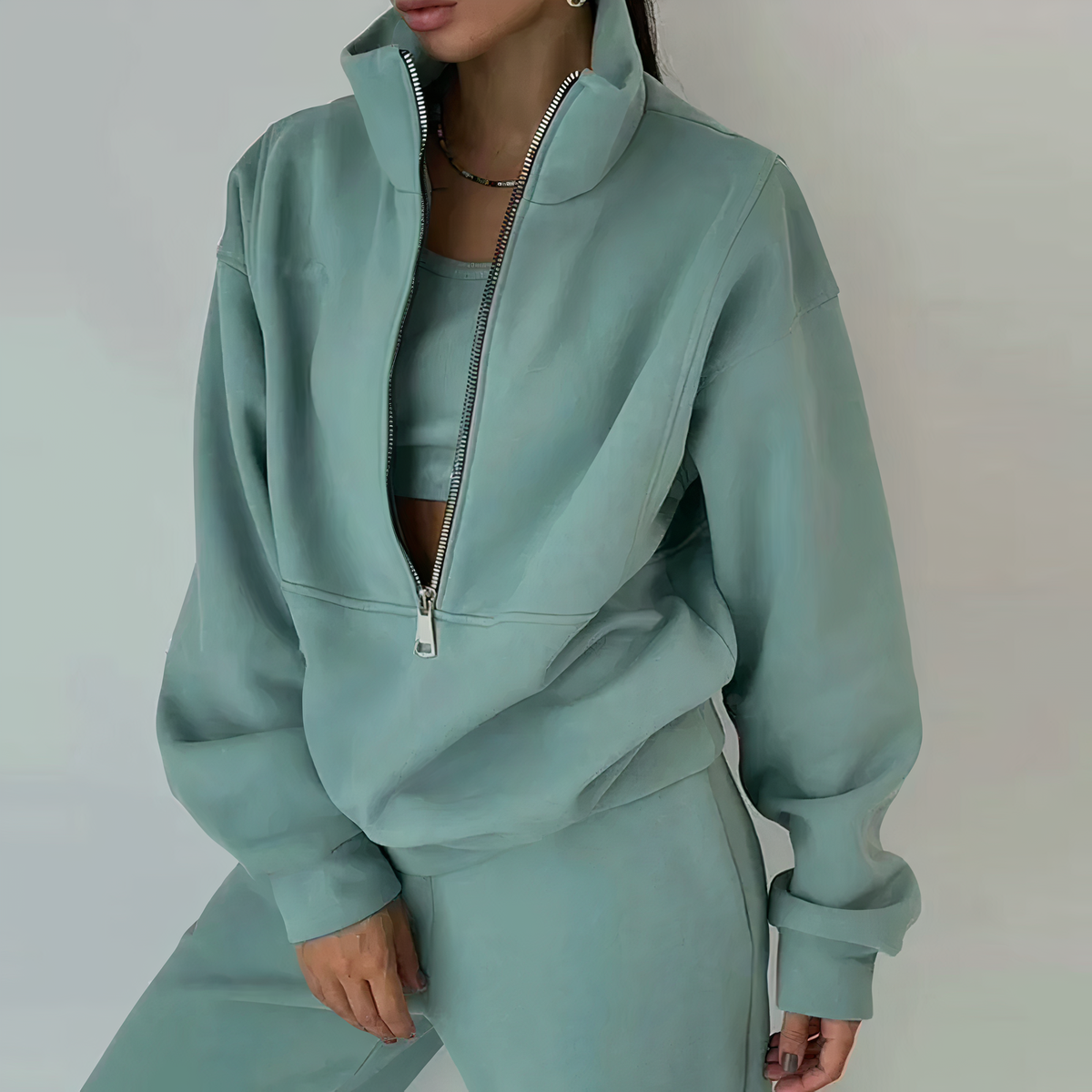 Bella Novelle fleece loungeset dames, productfoto 2