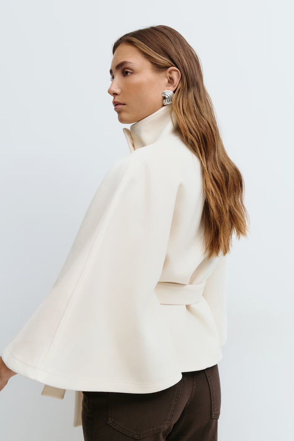 Bella Novelle mantel met ceintuur dames, productfoto 3