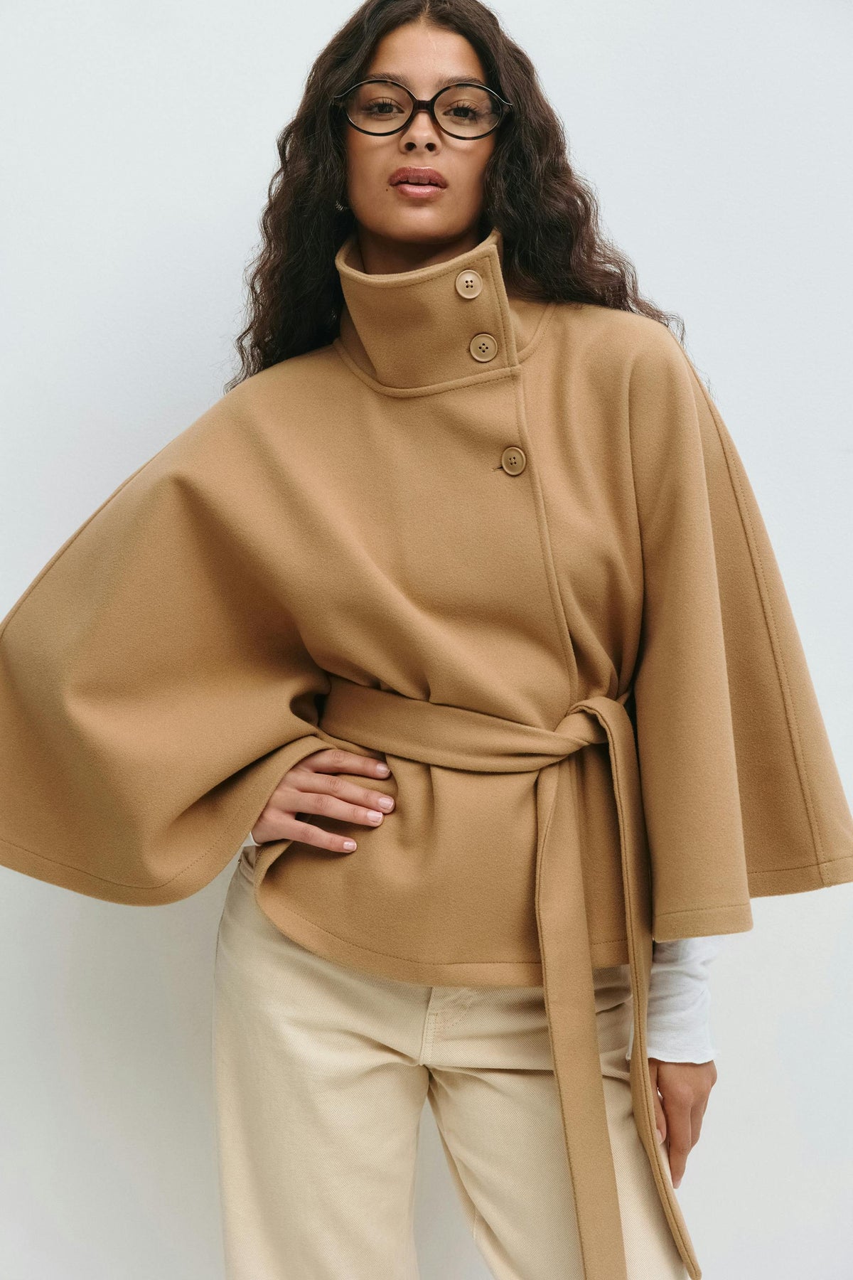 Bella Novelle mantel met ceintuur dames, productfoto 8
