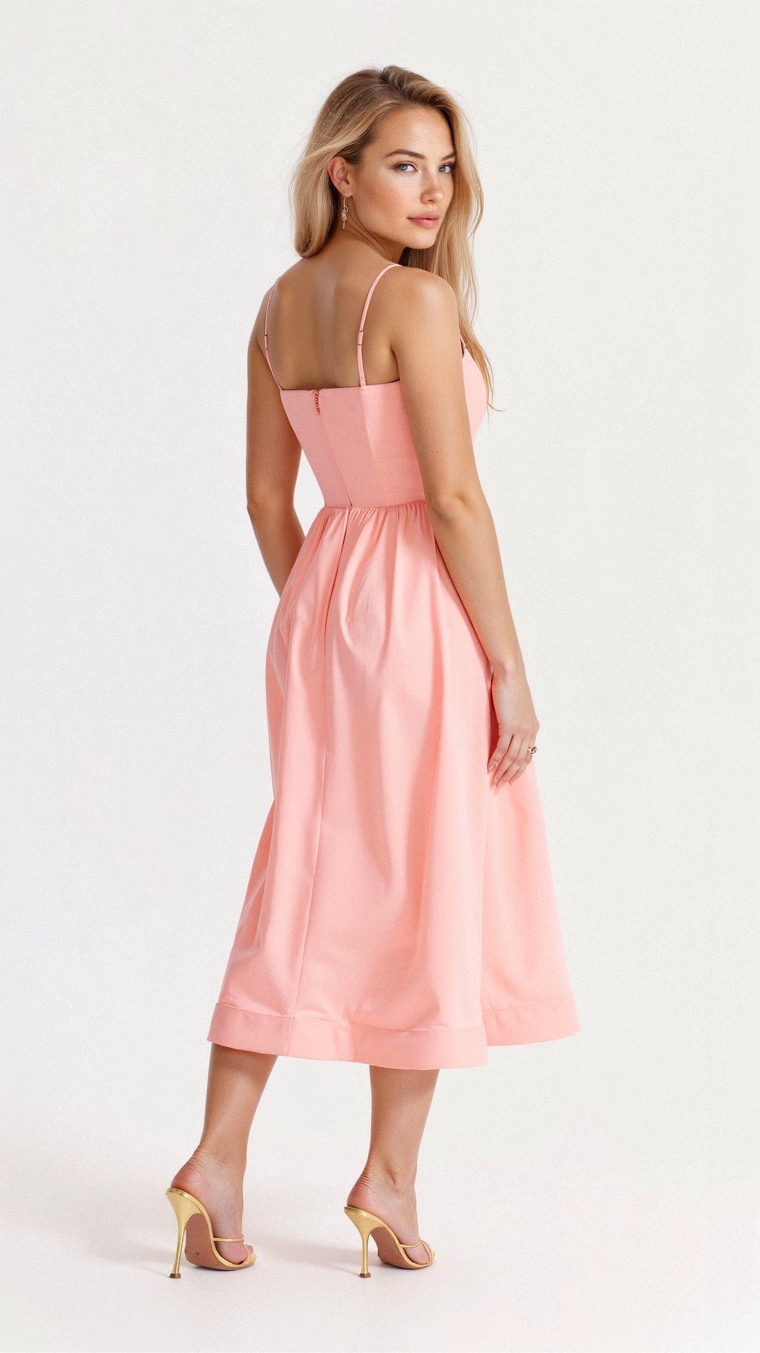 Bella Novelle mouwloze maxi jurk, productfoto