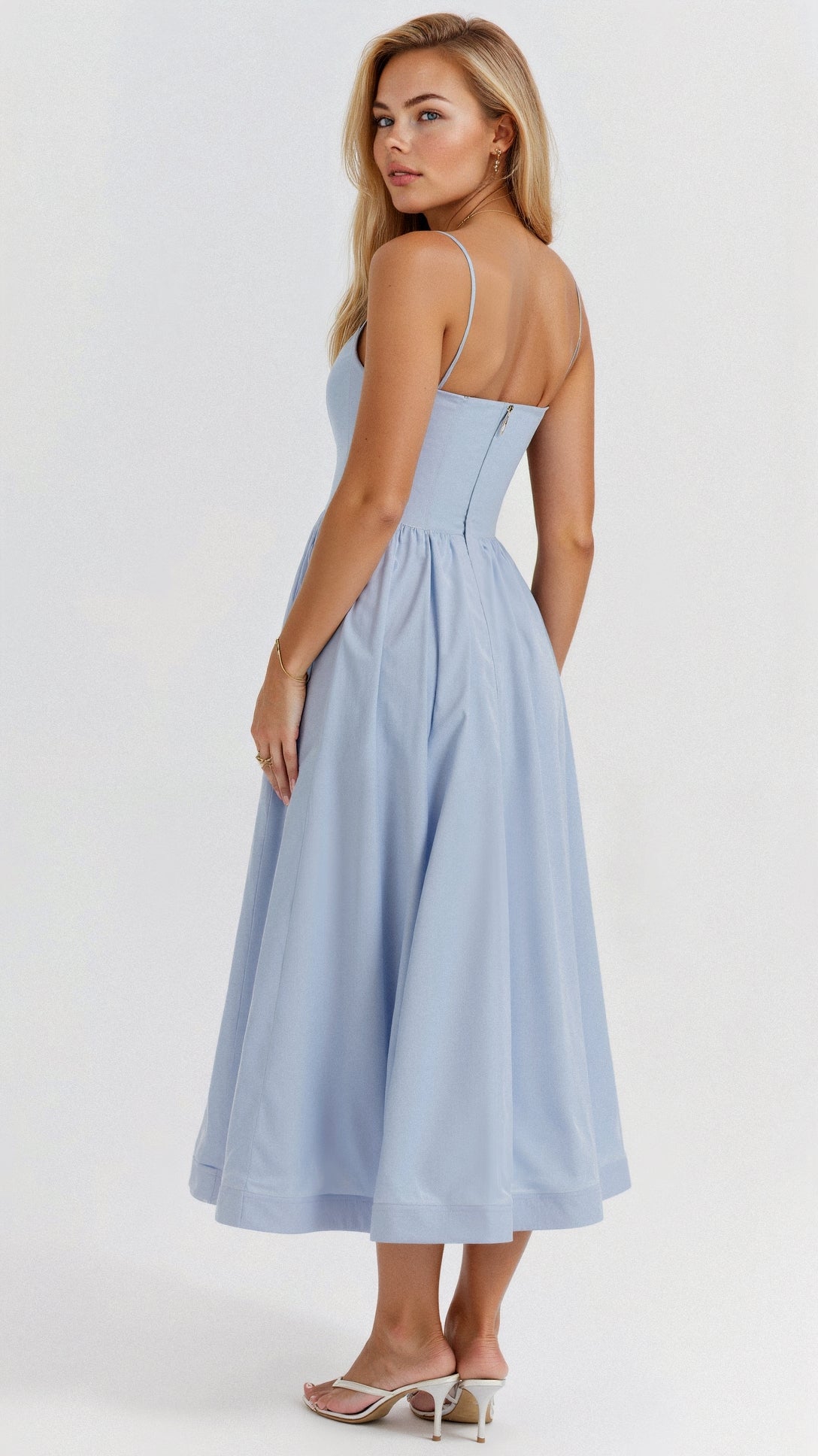 Bella Novelle mouwloze maxi jurk, productfoto