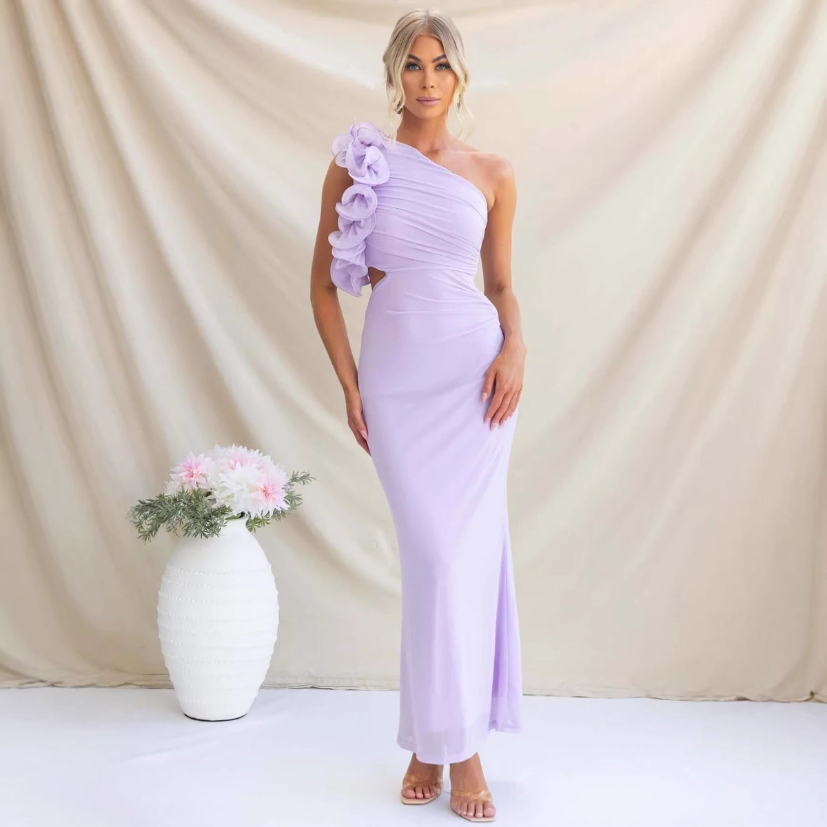 Bella Novelle maxi-jurk in Lila