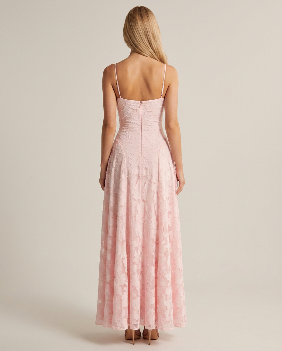 Bella Novelle maxi-jurk met bloemenprint, back