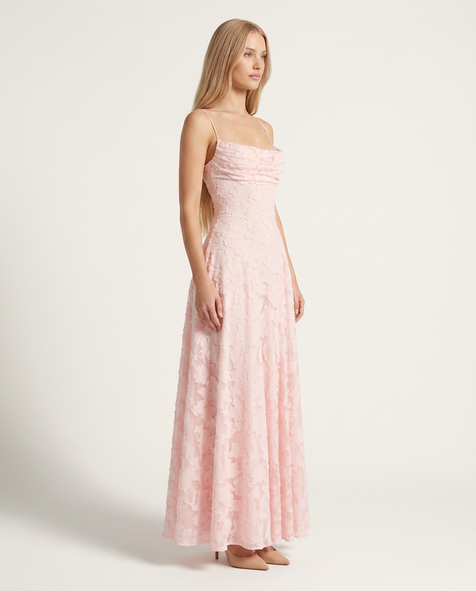 Bella Novelle maxi-jurk met bloemenprint, side