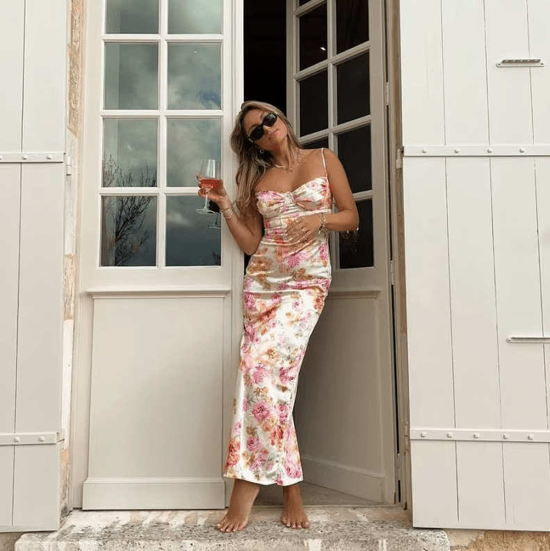 Bella Novelle maxijurk, productfoto