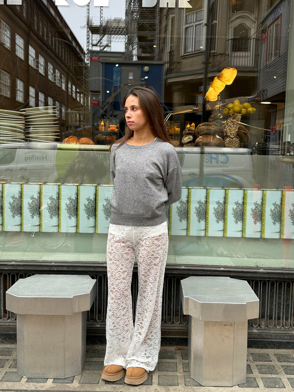Bella Novelle kanten pantalon dames, productfoto 6
