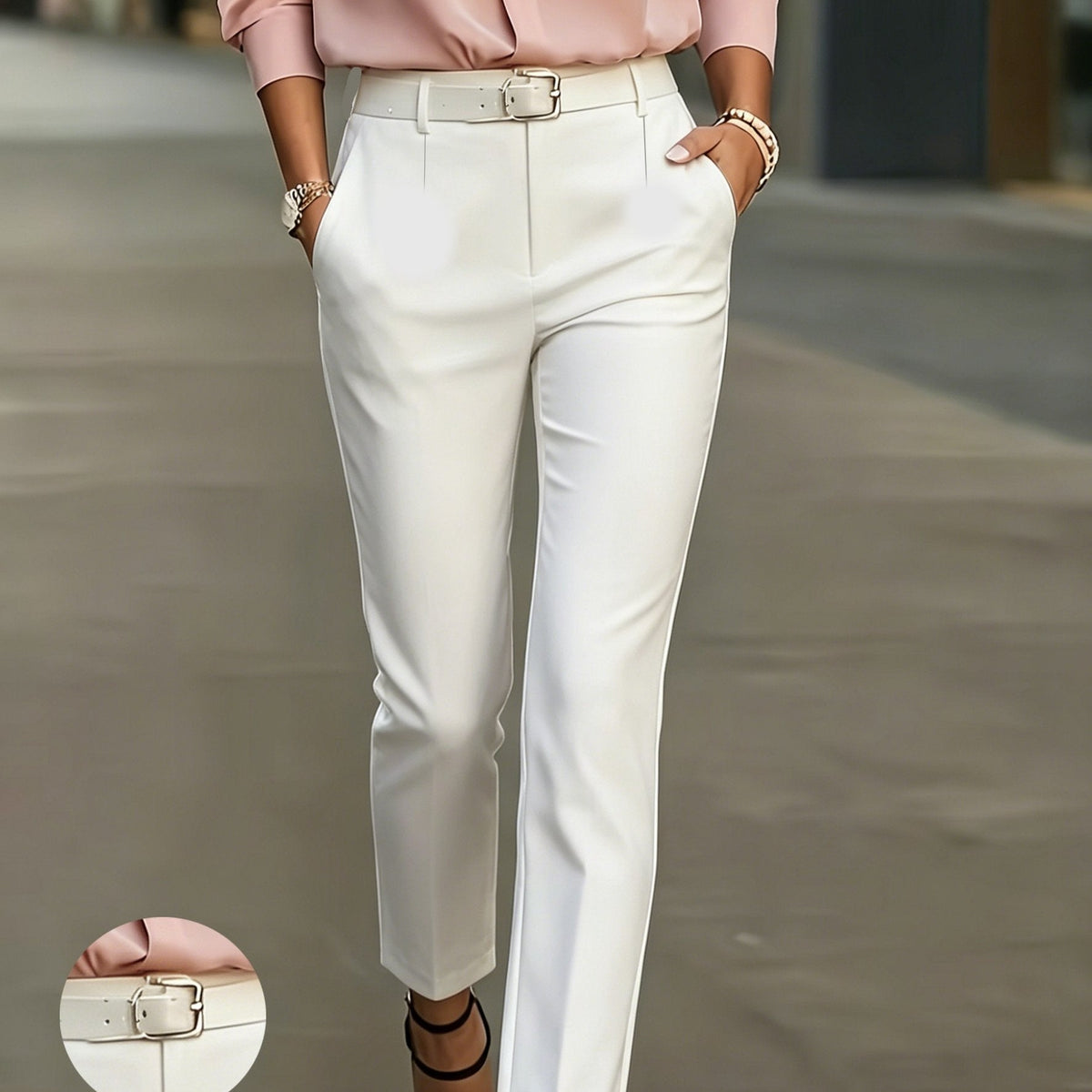 Bella Novelle pantalon dames slim fit, productfoto 14