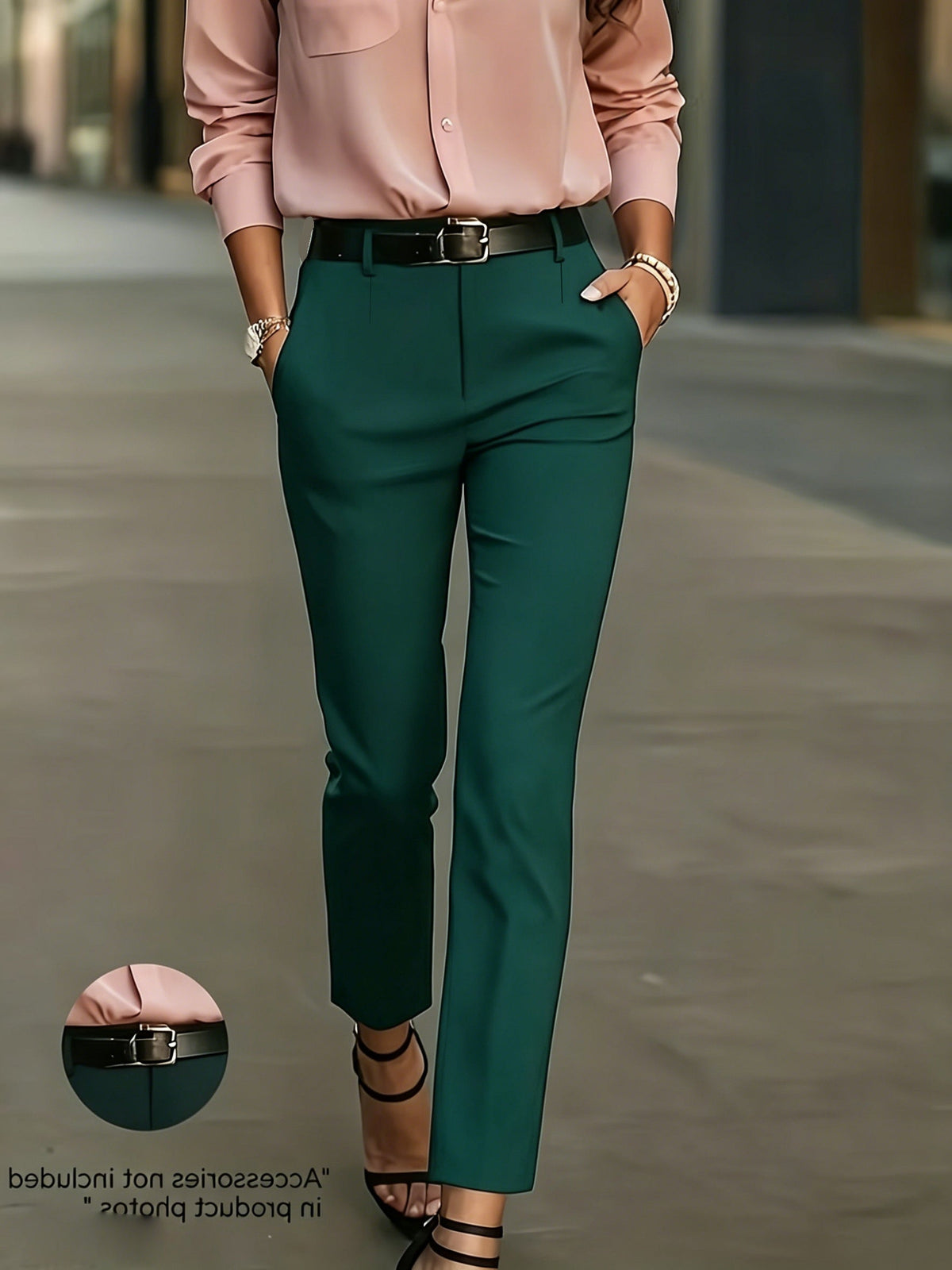 Bella Novelle pantalon dames slim fit, productfoto 2